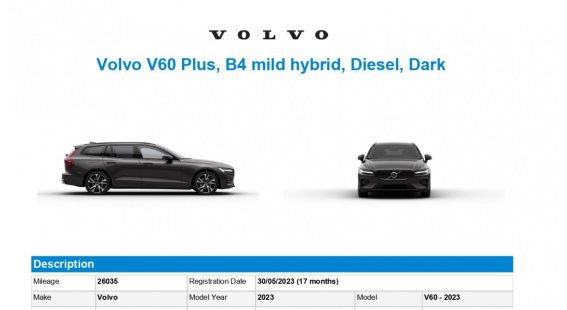 Volvo V60 B3 PLUS DARK AT7 FWD